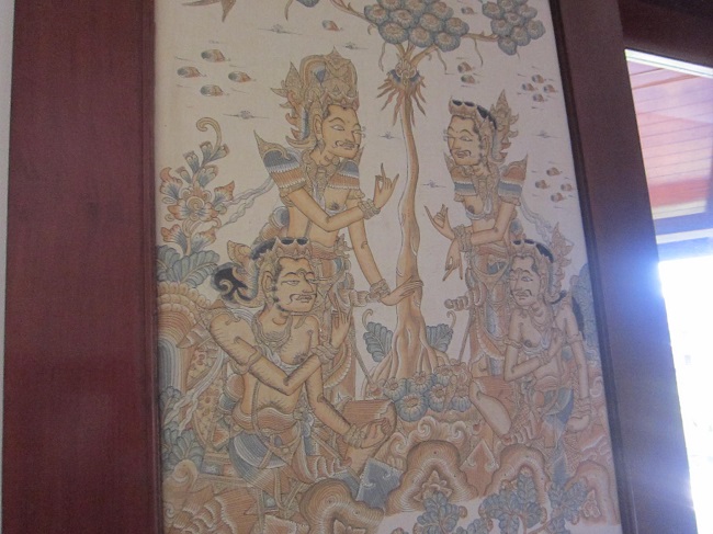 ディスカバリー・カルティカ プラザ ホテル デラックスガーデン 扉に描かれた独特の絵