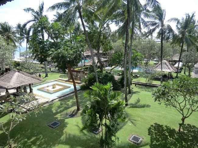 インターコンチネンタル・バリ・リゾート シンガラジャルーム バルコニーからの眺望